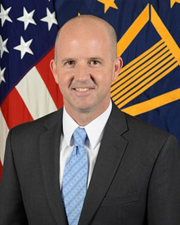 a profile image of director of defense human resources activity Jeff Register