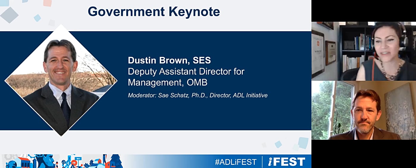 iFEST 2021 government keynote slide and video livestream screenshot